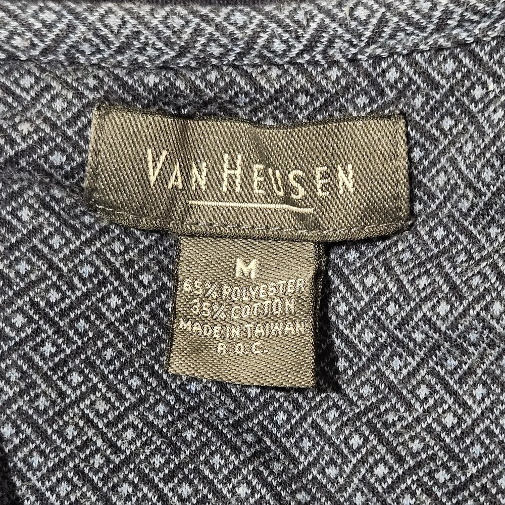 VINTAGE Van Heusen Short Sleeve Collared Polo Shirt - Picture 9 of 10